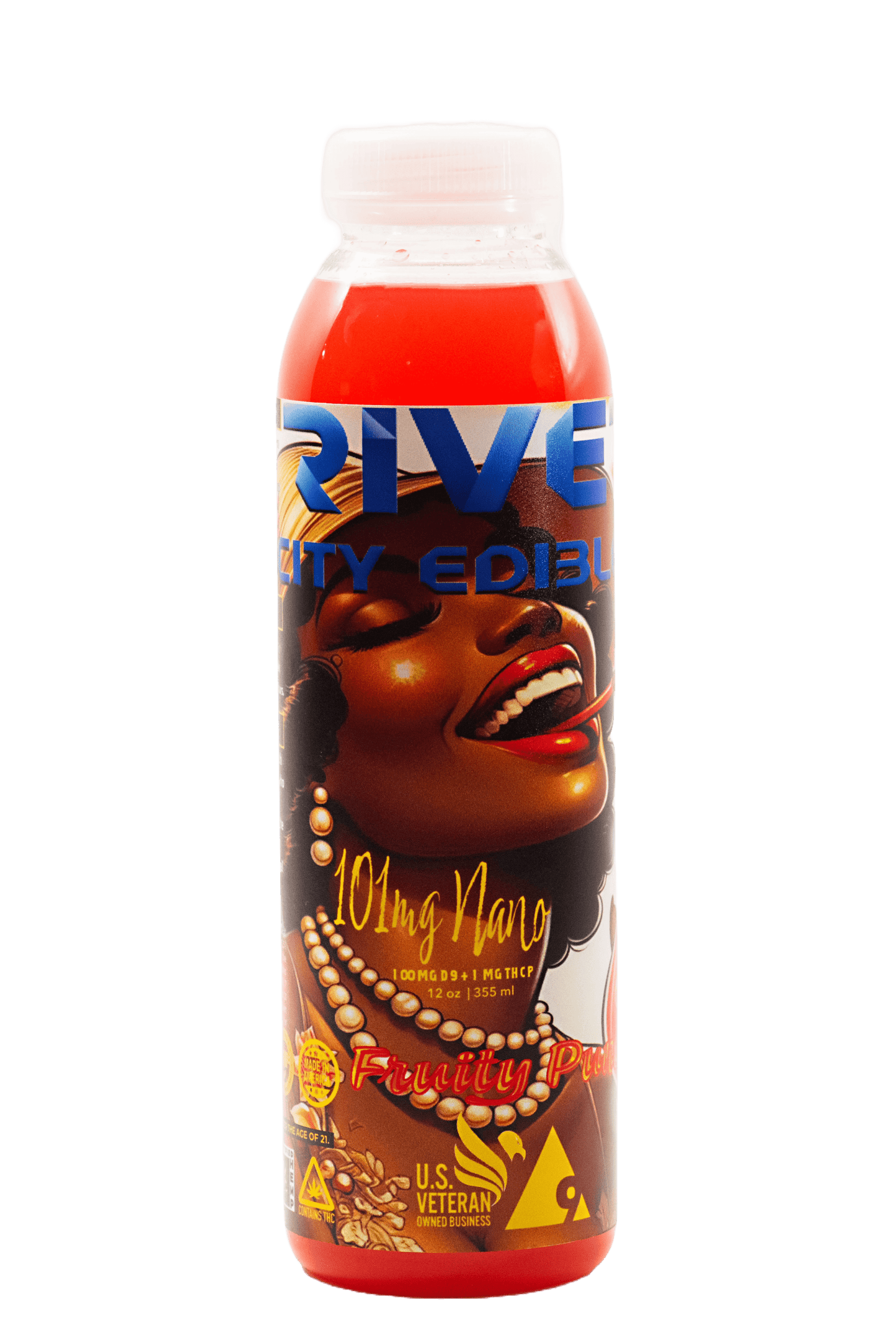 D9 Juice - 101mg Fruity Punch 12oz - River City Edibles