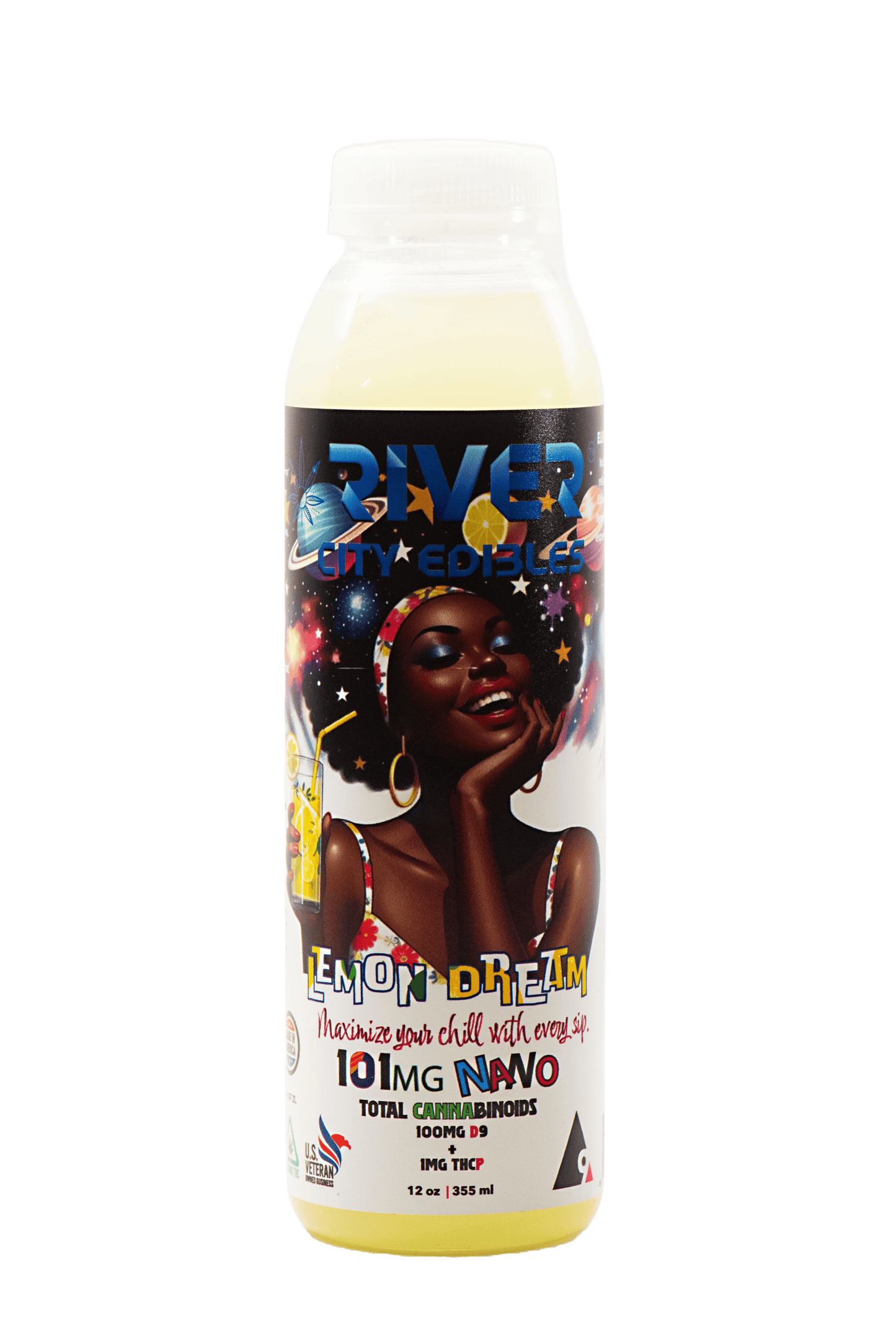 D9 Juice - 101mg Lemonade 12oz - River City Edibles