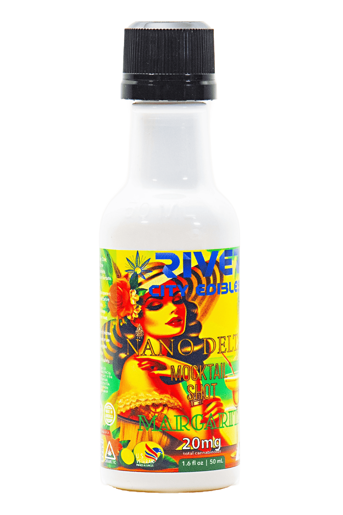 D9 THC 20mg Shots - Margarita - River City Edibles