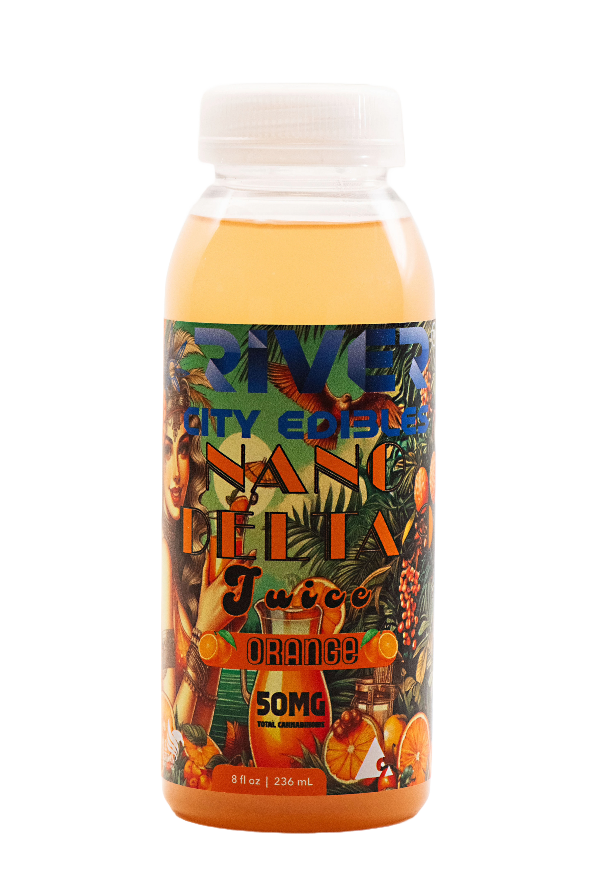 D9 Juice - 50mg - 8oz Orange - River City Edibles