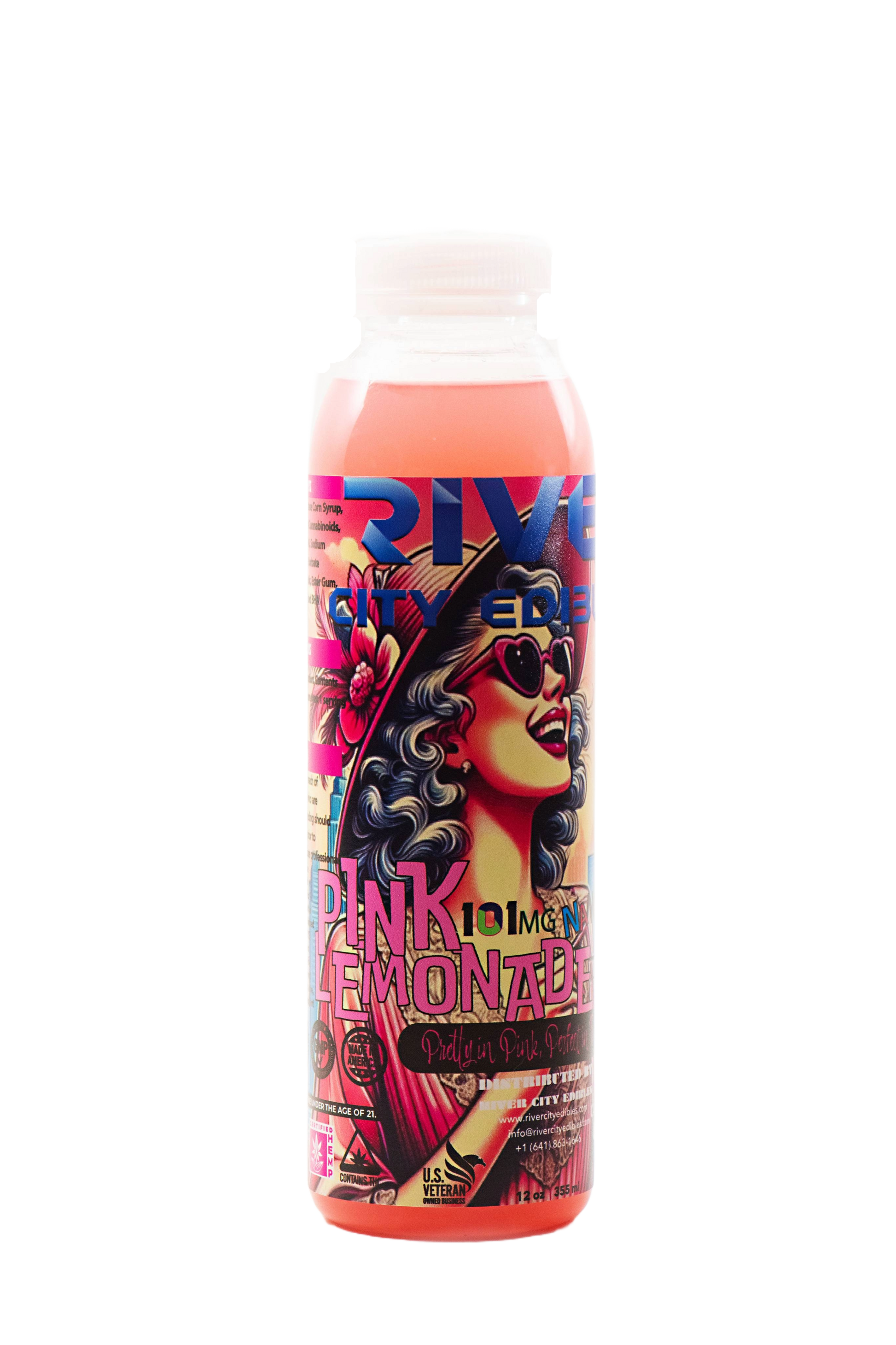 D9 Juice - 101mg Pink Lemonade 12oz - River City Edibles