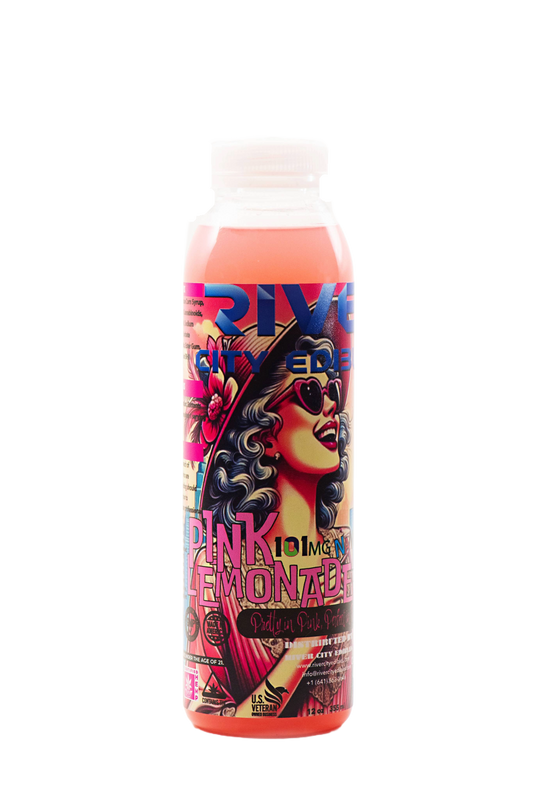 D9 Juice - 101mg Pink Lemonade 12oz - River City Edibles