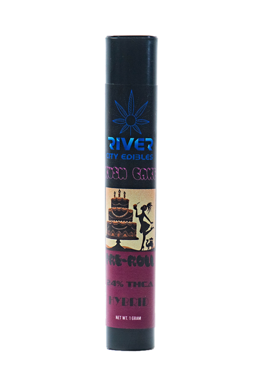 THCA Preroll - 1g Kush Cake - River City Edibles