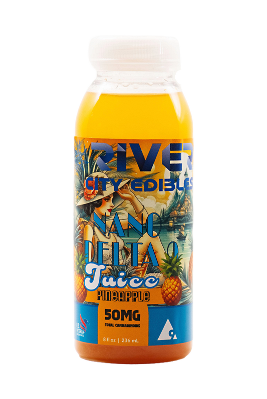 D9 Juice - 50mg - 8oz Pineapple - River City Edibles